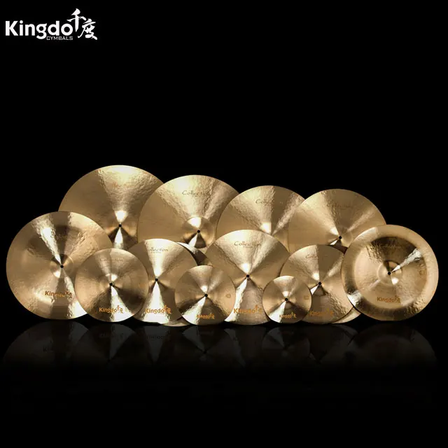 

Kingdo New Collection JAZZ Series 100% Handmade B20 Cymbals Set