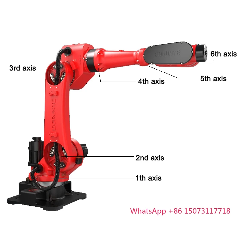 Hohe Produktivität, 50 kg, hohe Nutzlast, 6 Achsen, vollautomatischer industrieller Manipulator, Handhabung von Paletierrobotern