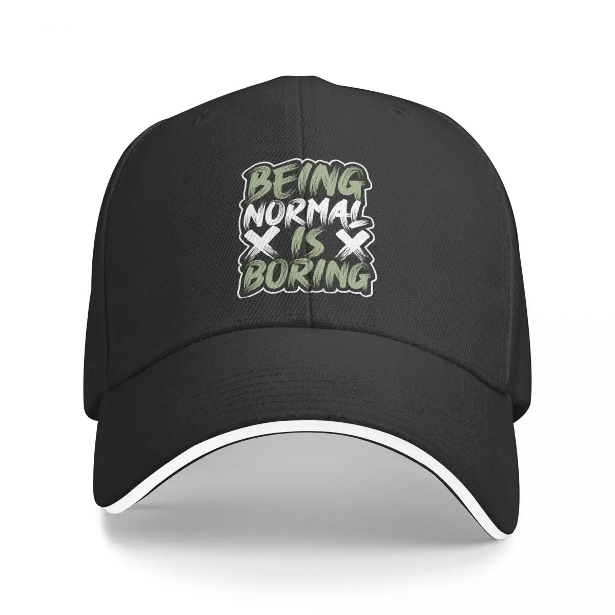 Being Normal Is Boring Stuff Unisex Style Casquette Caps Hat Fashion Formal Workouts Snapback Hat