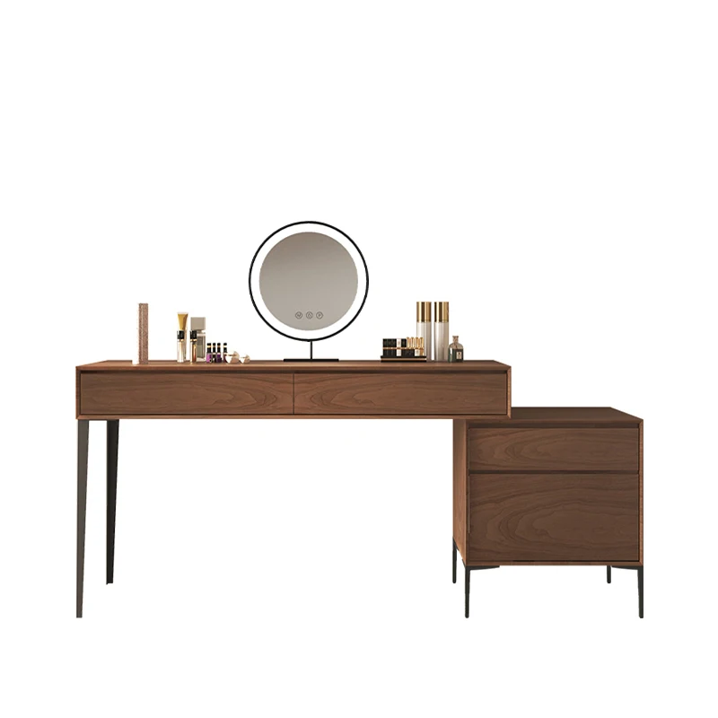 Dressers Nordic Style Table Large Storage Space Wooden Furniture Modern Dresser Mirror Designs Dressing Table With Led Mirror