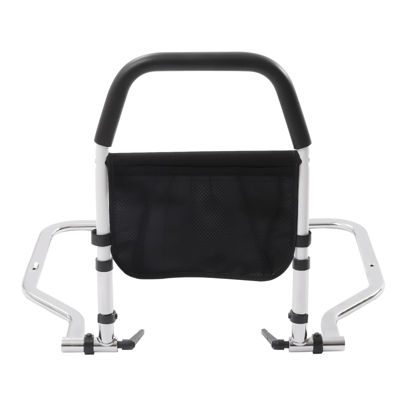 Bedrail Voor Ouderen Bed Reling Opvouwbare Leuning Steun Rails Bed Zijbescherming Met Organizer Roestvrijstalen Bed Bewaker