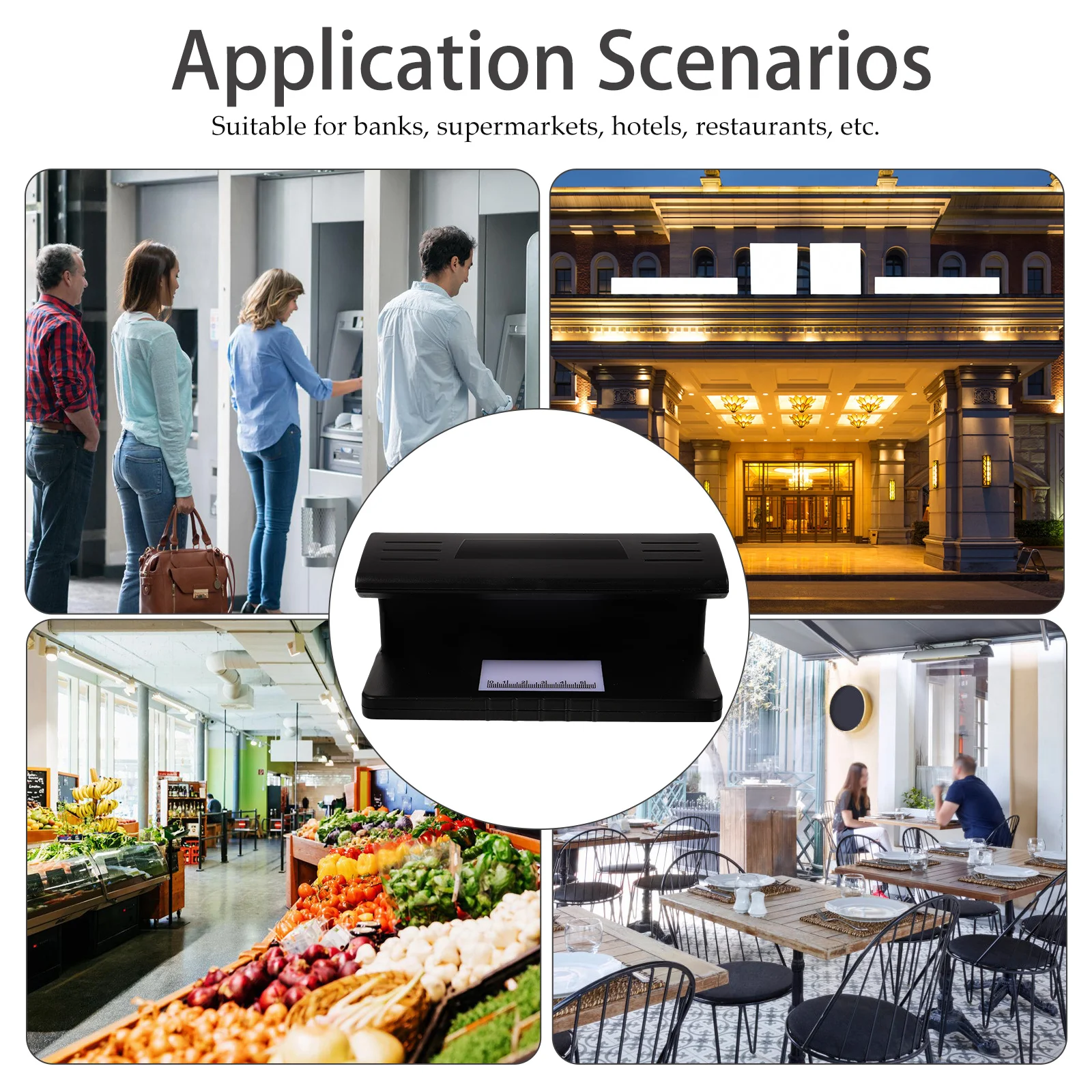 Cash Tester Machine UV Money Portable Counterfeit Pen Currency Daily Use Accessory Bill Travel