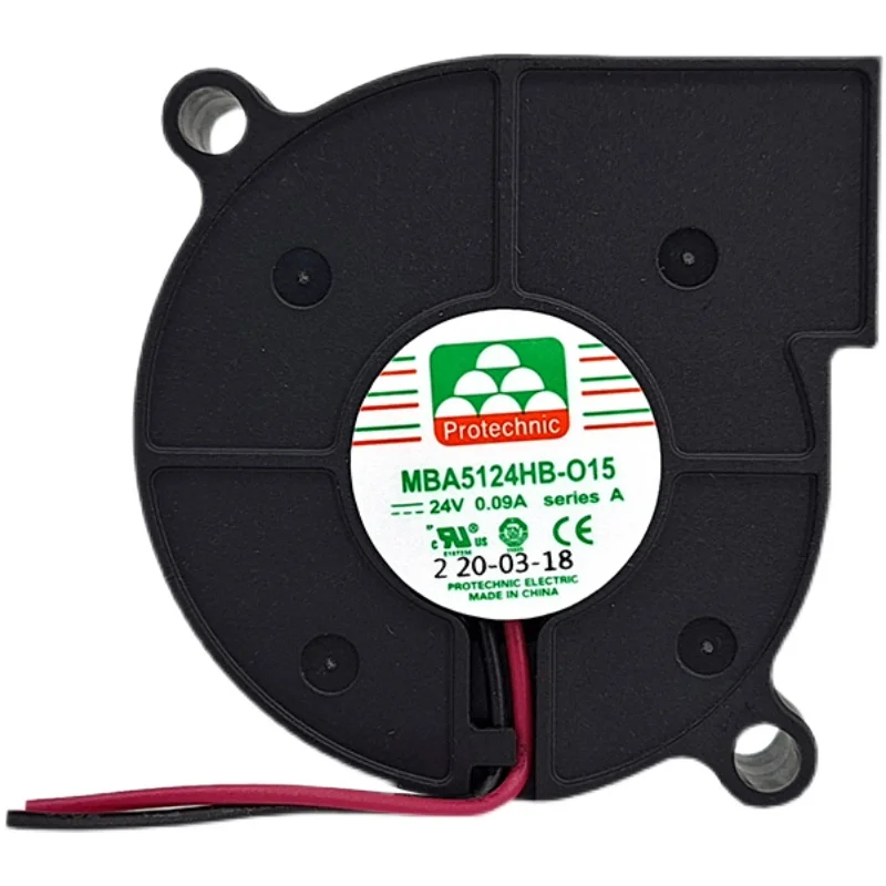 NEW FOR MBA5124HB-O15 5cm 5015 Double Ball Mute Blower Humidifier Turbine Cooling Fan