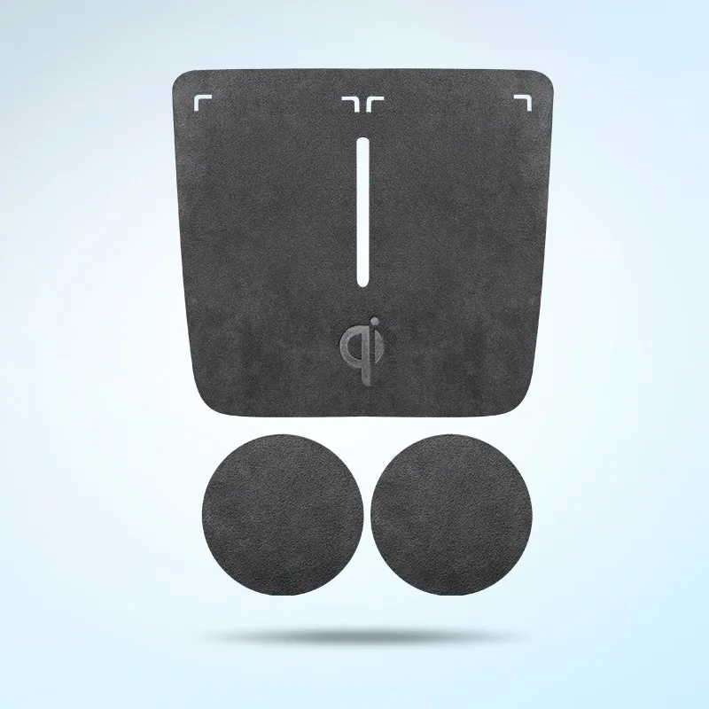 Suitable For BYD SEAL 2022 Suede Leather Water Cup Center Console Groove Mat