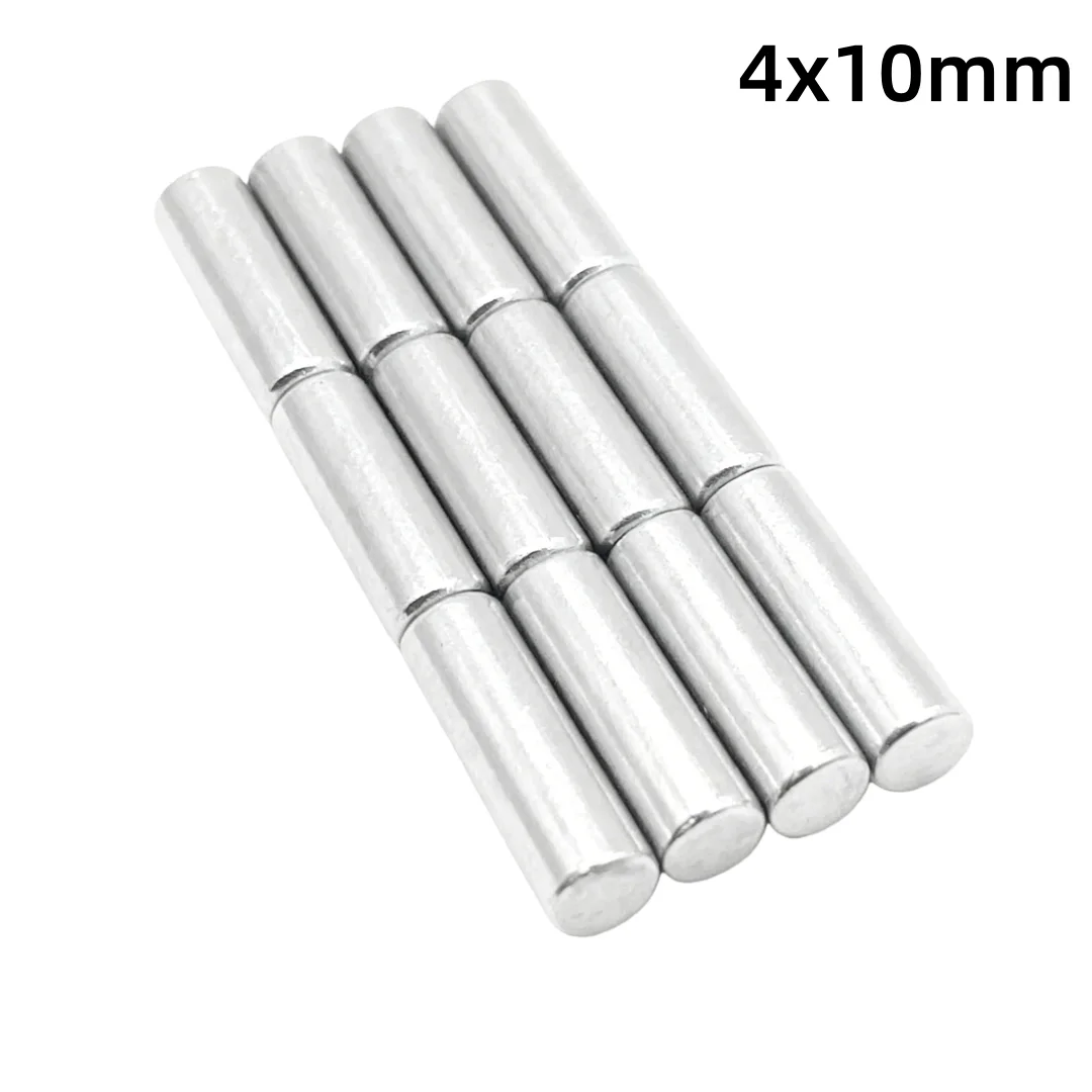 4x10mm Round Strong Powerful Magnets 4*10 Thick Disc Magnets For Fridge, DIY, Building, Scientific, Craft, Education 4x10