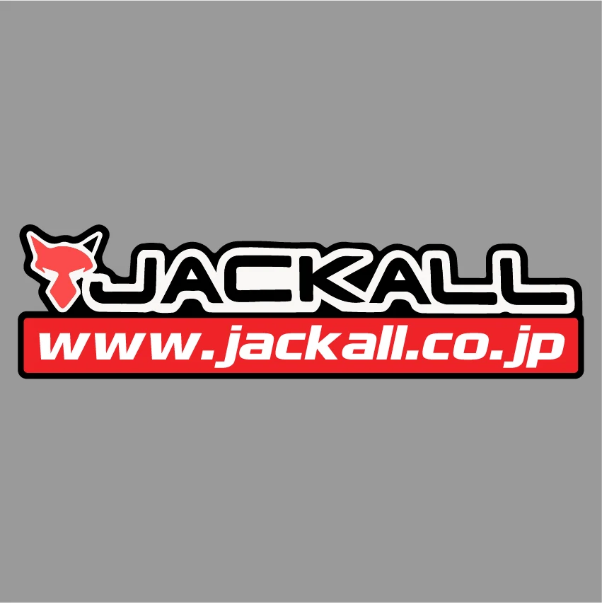 Fishing rod decal Suitable for JACKALL stickers fishing tackle box bait fishing boat truck trailer SUV car JDM motos