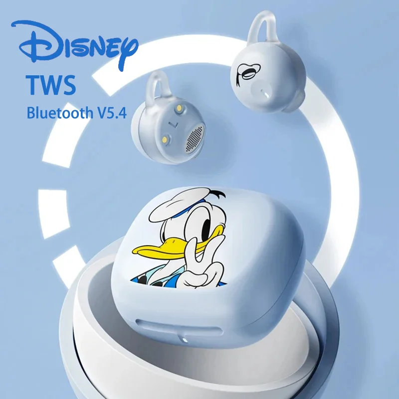 Cute Disney QS-O05 Wireless Earphone V5.4 Bluetooth Hearphone Noise Reduction Technology HD Gaming Earbuds Comfortable To Wear