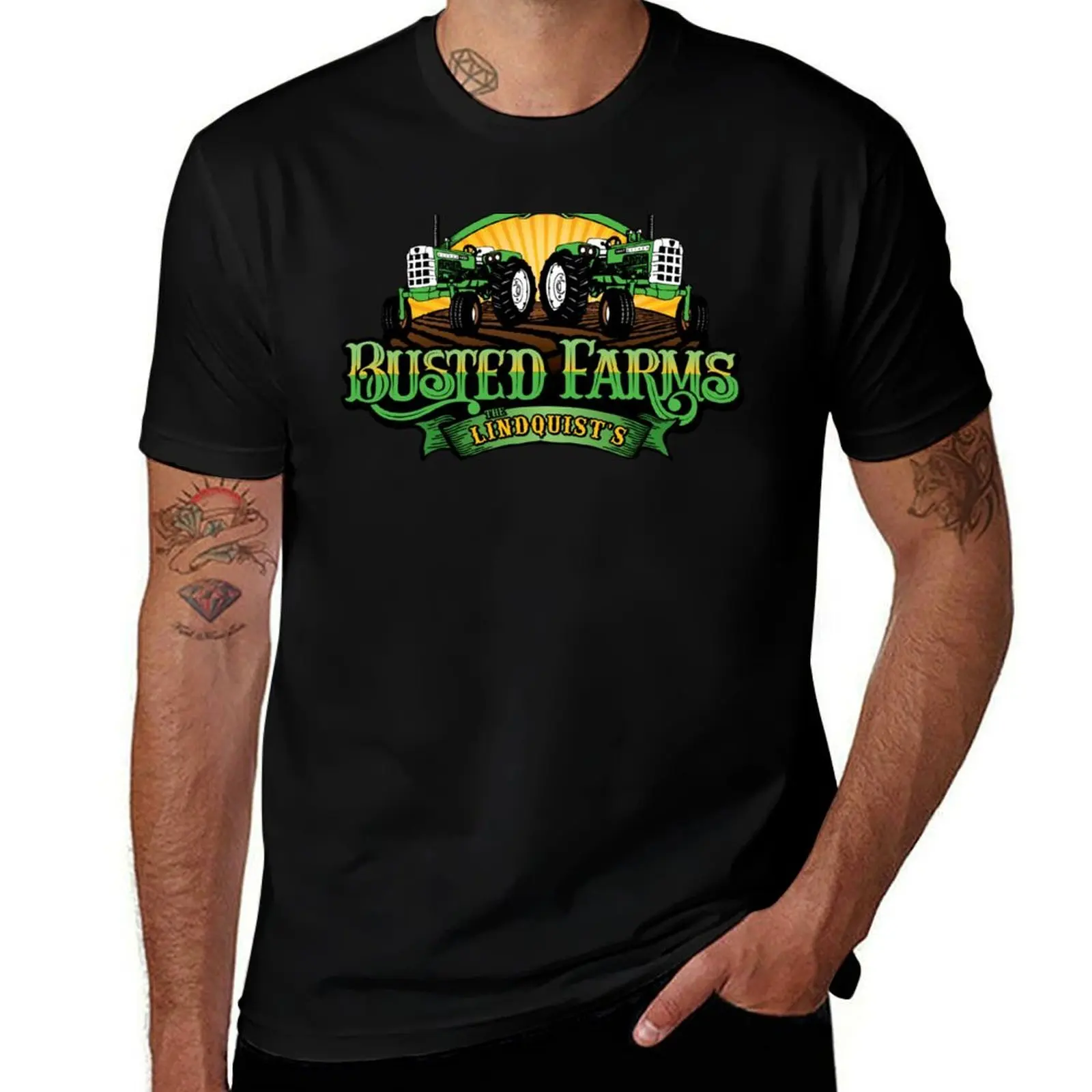 Busted Farms T-Shirt man t shirts for men casual T-Shirt