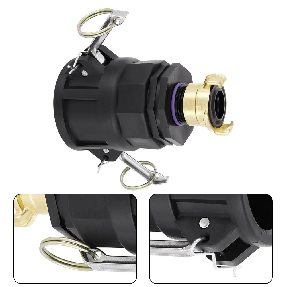

Geka Compatible IBC Adapter 2 Inch Socket Quick Coupling Joint Brass Quick Connector Easy To Install For Geka Systems