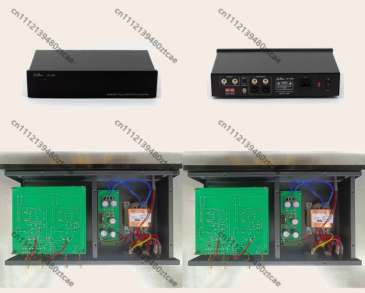 Dual Mode Vinyl Phono Preamp High Fidelity Audio Gain Amplifier HiFi Music Sound Processing Device