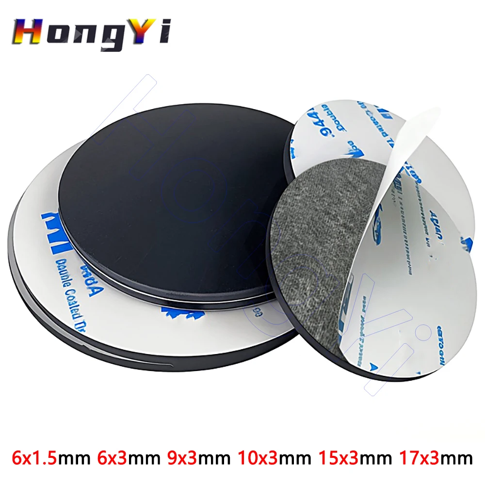 10x Non Slip Laptop Pads, Self Adhesive Silicone Rubber Pad Round Furniture Mat Legs Stoppers, Protects Valuables from Scratches