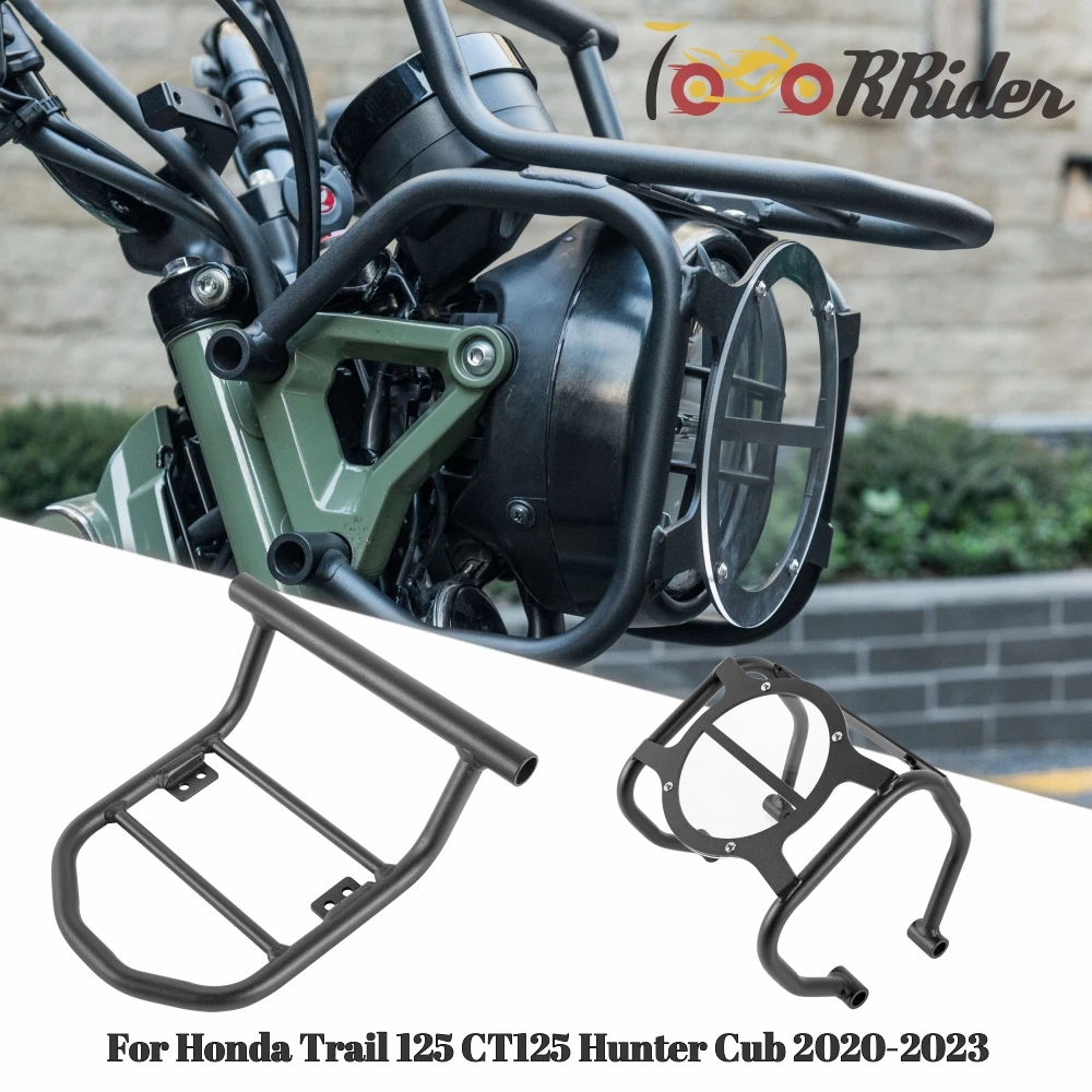 

CT125 Hunter Cub Motorcycle Front Luggage Holder Carrier Rack GPS Bracket For Honda Trail 125 2020-2023 Headlight Lens Protector