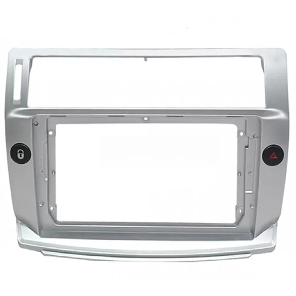 اكسسوارات السيارات لسيتروين C4 C-QUATRE 2004-2009 10.1 بوصة راديو ستيريو فآسيا الملاحة لوحة الإطار مزدوجة DIN داش عدة الكسوة