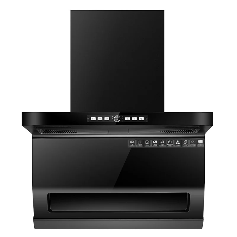 

Large Suction Range Hood Household European-style Auto Clean Ventless Hood System Rangehood Electric Chimney