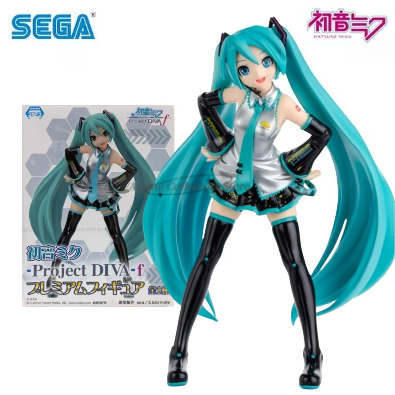 

SEGA Original Genuine Vocaloid Hatsune Miku Project Diva F PM Figure 20cm Collections Model Toy Figures Cute Birthday Xmas Gifts
