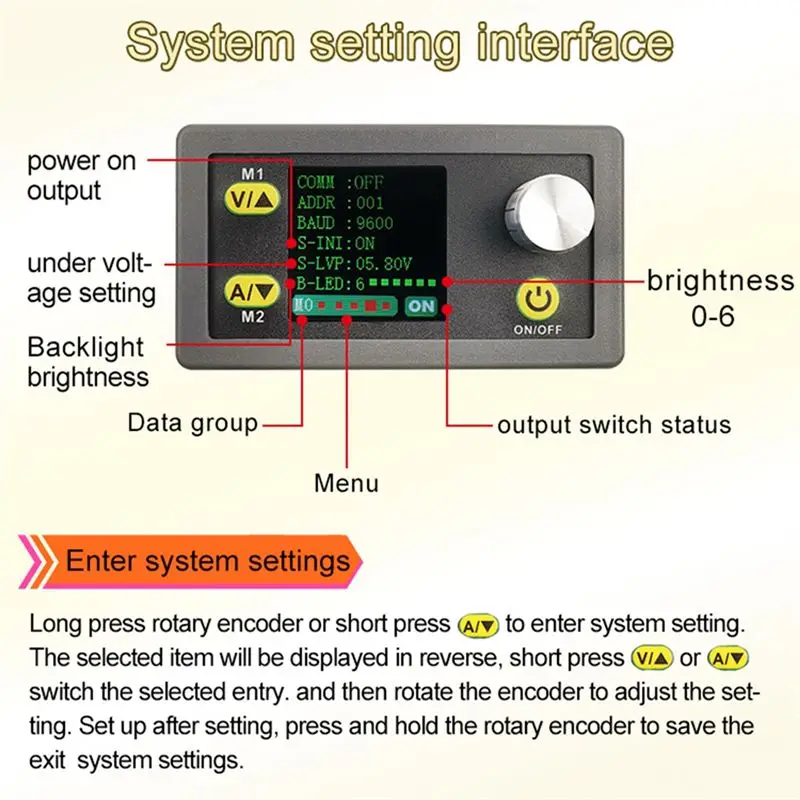 A49T WZ3605E DC DC Boost Converter CC CV 36V 5A Module Adjustable Regulated Laboratory Power Supply Voltmeter Ammeter