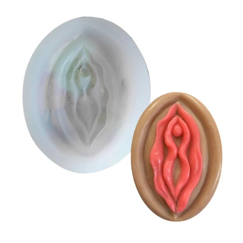 Q0KE Candle Mold Female Organ Special Candle Making Silicone Mold Caring for The Female Body Special Resin Mold Gift for DIY