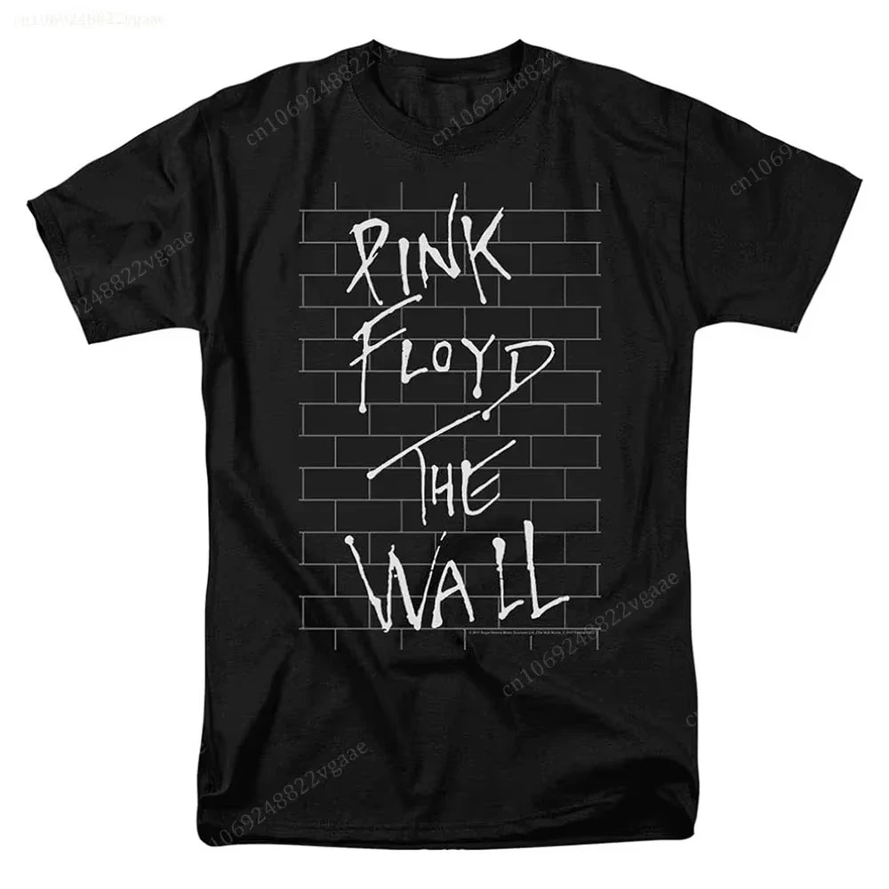 The Pink FloydS The Wall MenWomen Hard Rock Band Cotton T-shirt Short Sleeve Tee Shirt Hip Hop Clothes Vintage Tops Streetwear