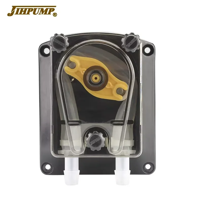 JIHPUMP 304K 1000ml OEM Food Grade Pump Head Liquid Dosing Vending 24v Hose Peristaltic Pump Beverage Machine Small