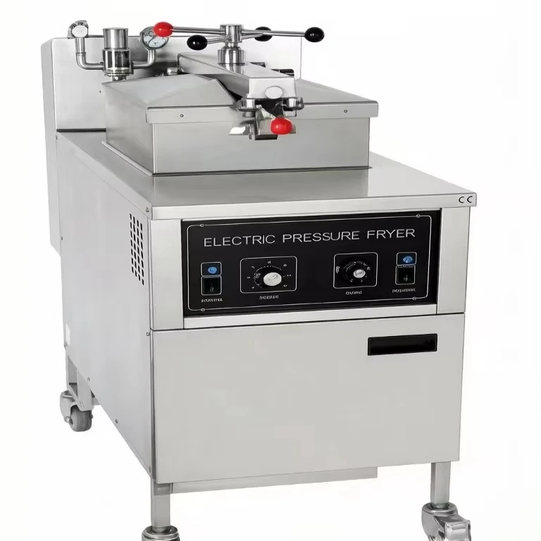 MildRich high-end high-efficiency electromechanical panel pressure fryer, using 304 stainless steel, high production efficiency