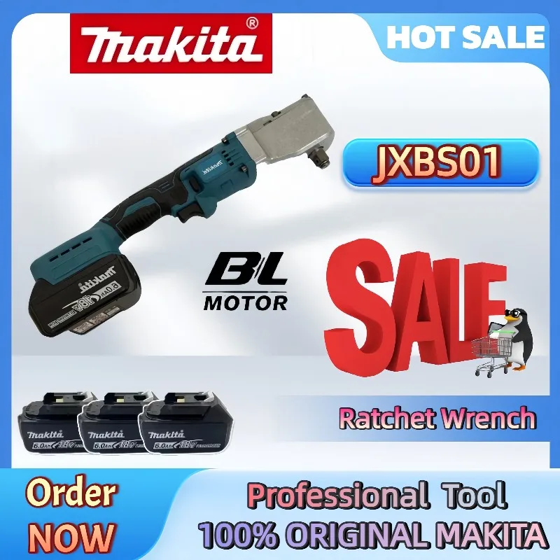 Makita Cordless Brushless 1200NM Ratchet Wrench 1/2'' Electric Driver Screw Nut Removal Car Repair Power Tool For Makita Battery
