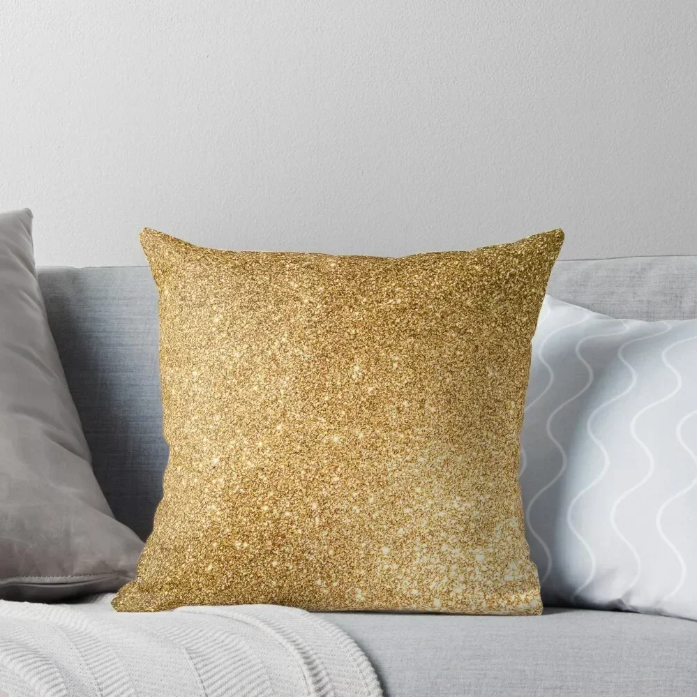 

Print of Gold Throw Pillow christmas pillowcases Cushions For Children pillow pillowcase Cushion Cover Luxury pillow