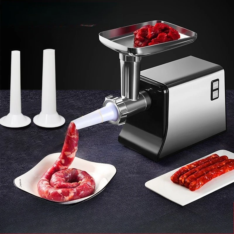 Electric Multifunctional Meat Grinder Household Stainless Steel Enema Machine Meat Stirring Machine Sausage Filling Commercial