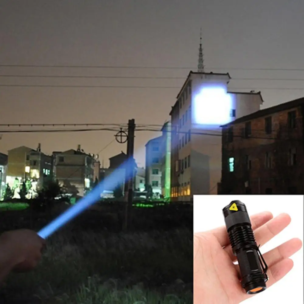 High Quality Aluminium Alloy Hard Light Lantern Torch Mini LED Flashlight