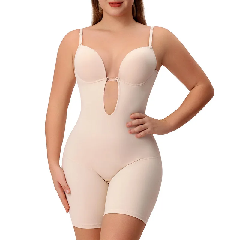 Women Shapewear Full Body Shaper Slimming Bodysuit Open Crotch Corset Waist Trainer Postpartum Recovery Shaping Underwear fajas