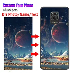 Personalized Phone Cases for Xiaomi Redmi Note 9 Pro 9S Covers Custom Photos Picture Coque For Redmi 8 9 7 6 Case Clear Bumper