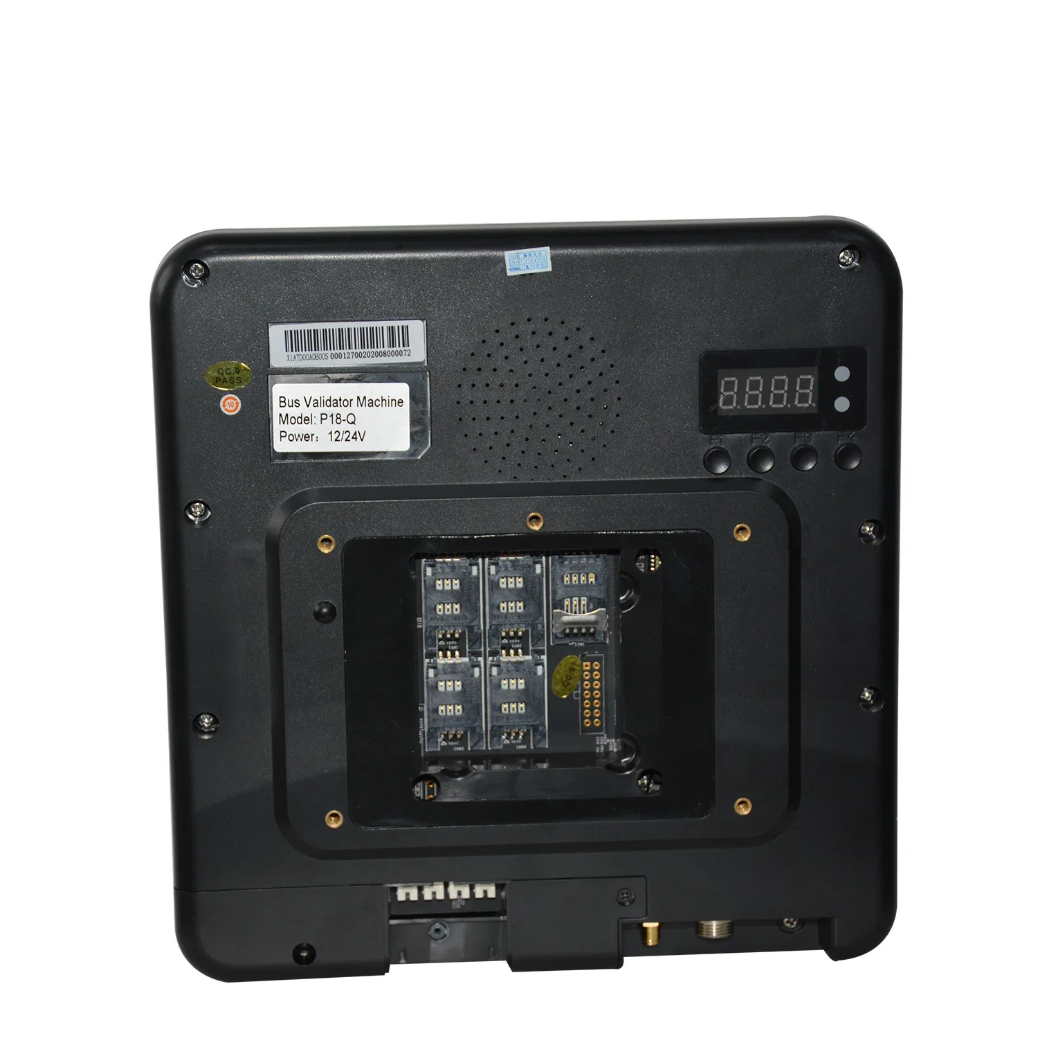 EMV PCI Android 9,0 GPS sin contacto 1d 2D Qr Bus Machine Ticketing Scanner P18-Q