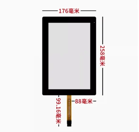 10.1-inch five wire resistive touch screen STW-101100 258 * 176