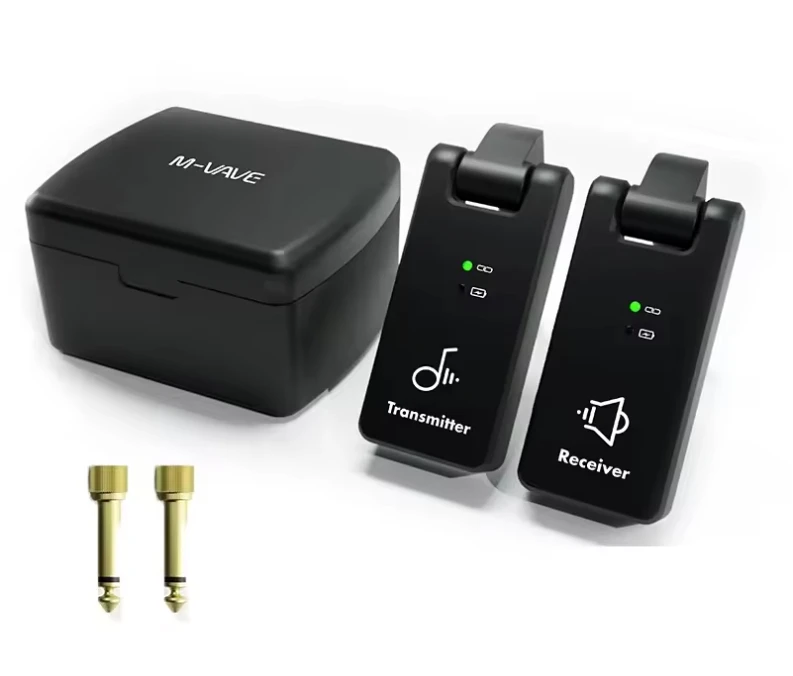 2026 M-VAVE WP-8 2.4G Wireless Guitar Receiver Transmitter System Guitar Transmitter Receiver 4 Channels Guitar Wireless Recharg view 3