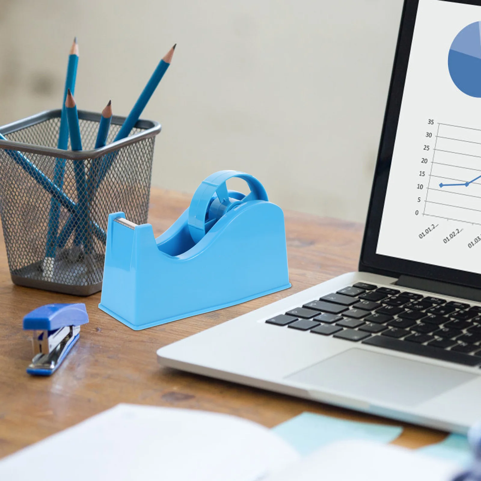 سطح المكتب الشريط موزع قاعدة ثقيلة عدم الانزلاق ل المغلف ختم التعبئة والتغليف القرطاسية ورق لاصق أداة القطع لون عشوائي