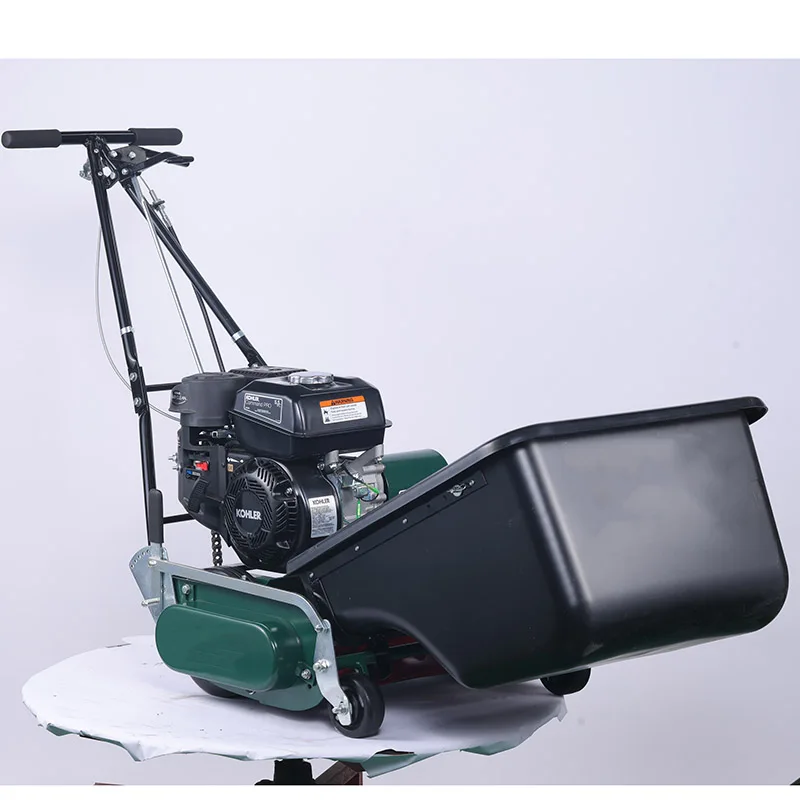 

Golf Football Field Use 20" Mini Reel Helical Cylinder Lawn Mower Gasoline Engine Professional Small Reel Lawn Mower