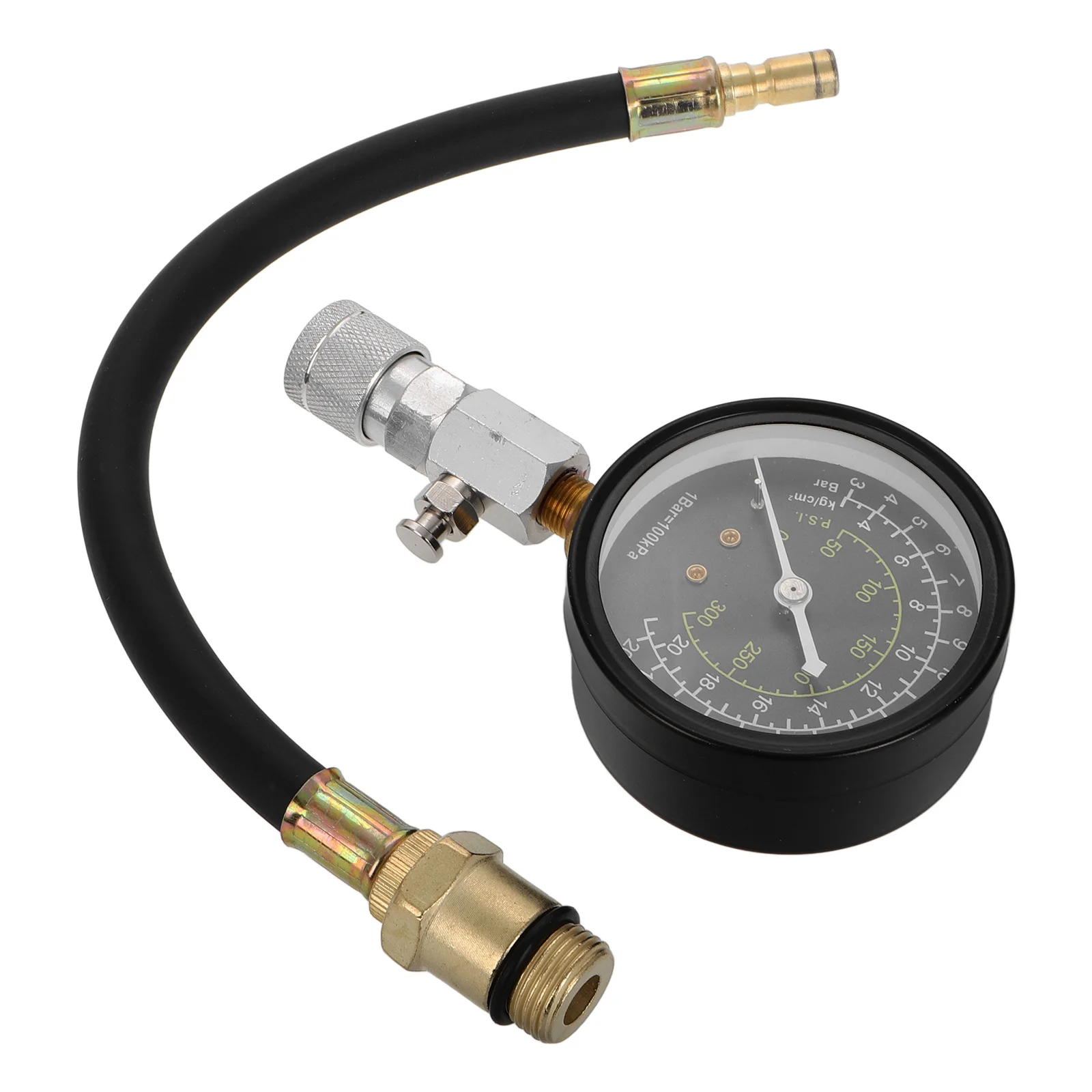 

Engine Compression Testing Gauge with Multiple Adapters Accurate Pressure Measurement Tool for Small Engine and Car Diagnostics