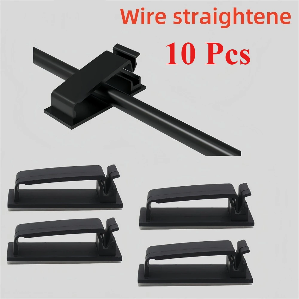 Data Cable Organizer Winder Desktop Workstation Tidy Management Clip Wire Holder for Charging Line Computer Mouse Headphone