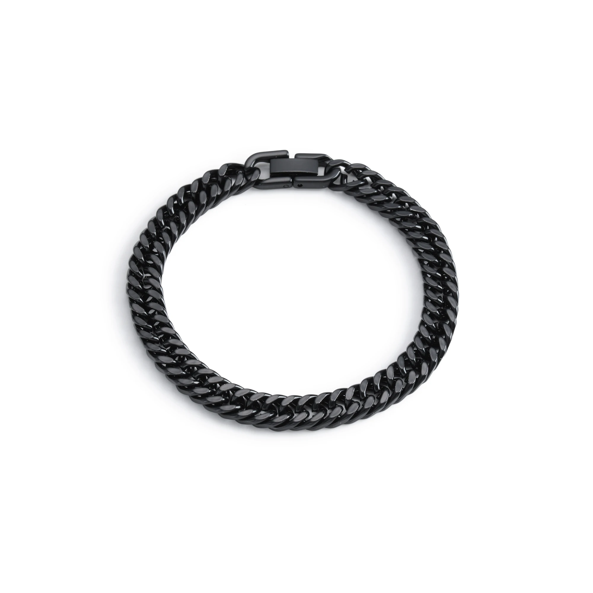 Edelstahl geflochtenes zweireihiges Armband mit Fischschuppenlegierung vorne und hinten mit magnetischer Schnalle und Kielschmuck, neues Modell