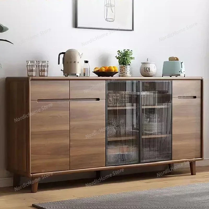 

Sideboard Complete Kitchen Coffee Corner Cupboard Muble Cuisine Mobile Buffet Wheel Dining Room Minimalist Showcase Furniture