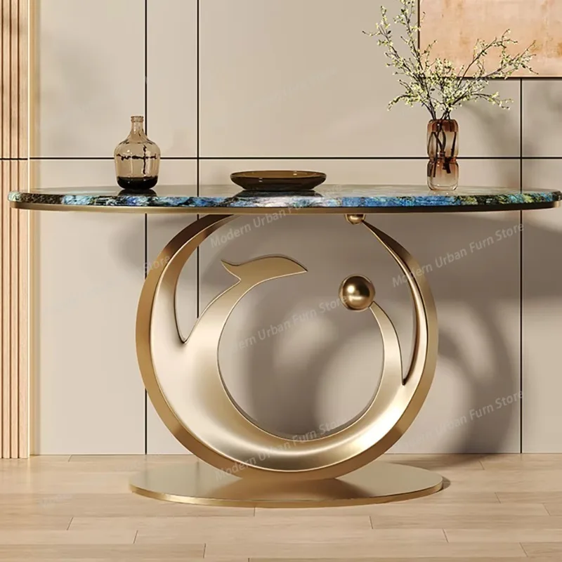 

Modern Hallway Console Table Vintage Luxury Beauty Marble Console Table Design Minimalist Tisch Wohnzimer Home Furniture
