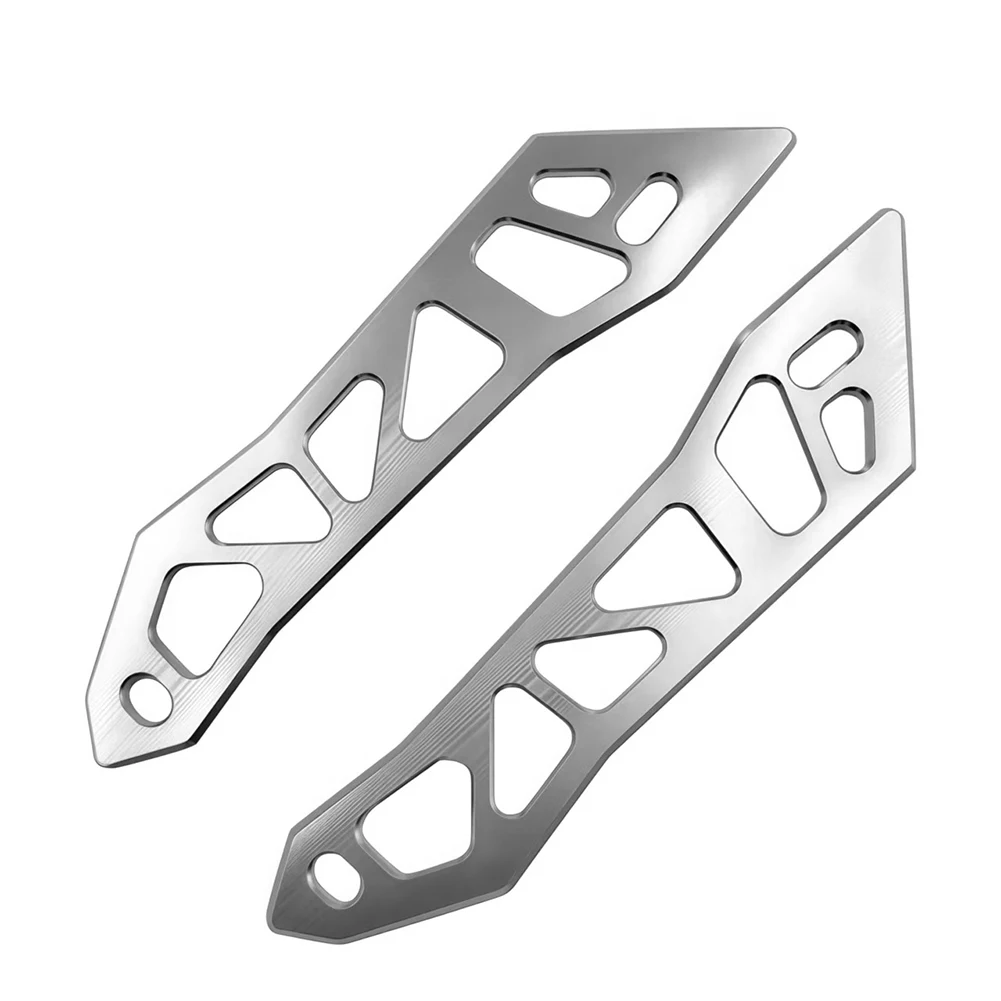 

Riding Protection Windshield Regulator Front Mount Silver Stability And Protection Two-piece Set Quick Installation