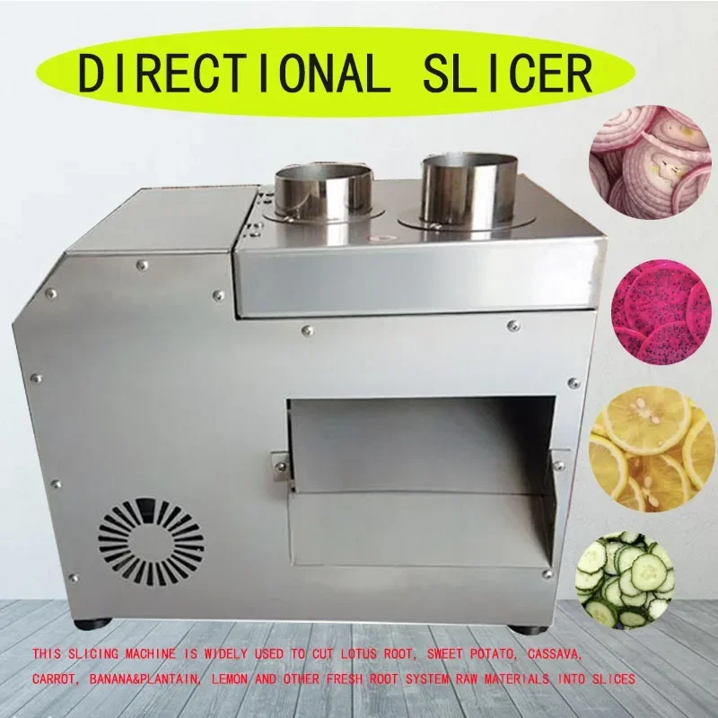Vegetable Cutting Machine Electric Potato Cutter Onion Slicer Machine Commercial Automatic Vegetable Cutter