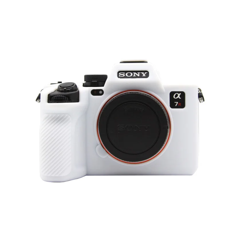 السيليكون كم درع حالة غطاء الجسم حامي الإطار الجلد لسوني a7r5 a7rm5 A7RV A7R V كاميرا بدون مرآة واقية حقيبة فيديو #2