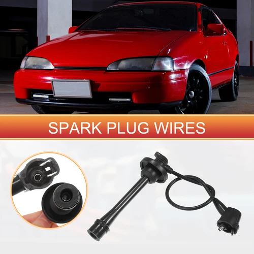 Imagen 2 del producto UXCELL 2 uds cables de bobina de bujía de coche Cable de arnés de bobina de encendido 5mm apto para Toyota Paseo Tercel 4 Cyl 1.5L 1995-1999