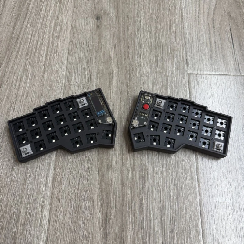 Corne Small Red Dots Split Keyboard Kit Low Profile Supports Qmk VIAL Hot Swap Ergonomic E-sports Gaming Office Keyboard DIY