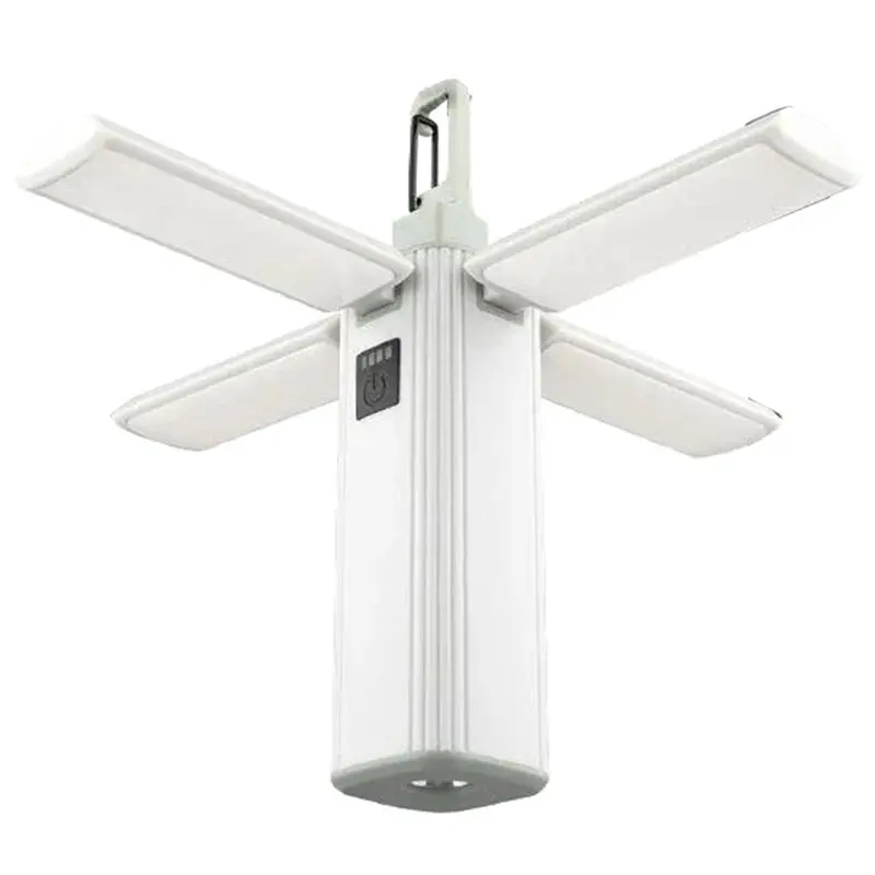 ABBP-Protable Rechargeable Camping Light Tent Chandelier Ultra Long Life Multi-Function Flashlight Folding Hand Lamp