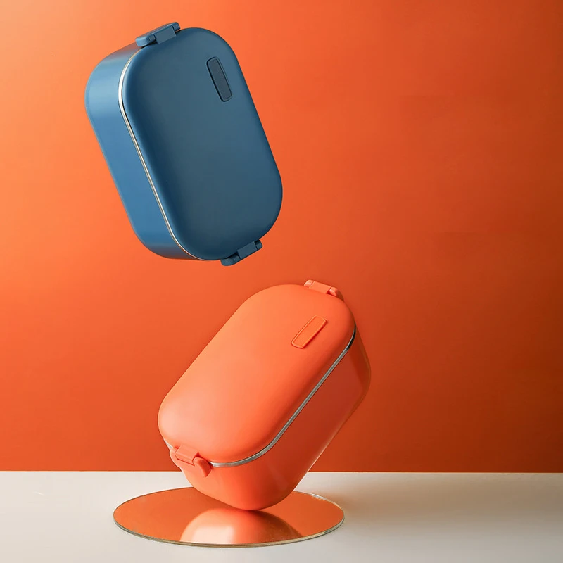 110V 220V Elektrische Lunchbox 1L Mini Draagbare Rijstkoker Lunch Verwarming Box Constante Temperatuur Verwarming Bento Box Voedsel warmer