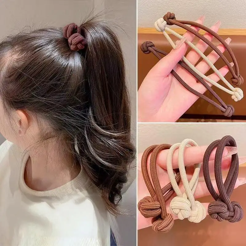 Simplicité élastique bandeau pour femmes haute élasticité Air gencives femme fille grande capacité cheveux cravate bandes de caoutchouc XPJ11