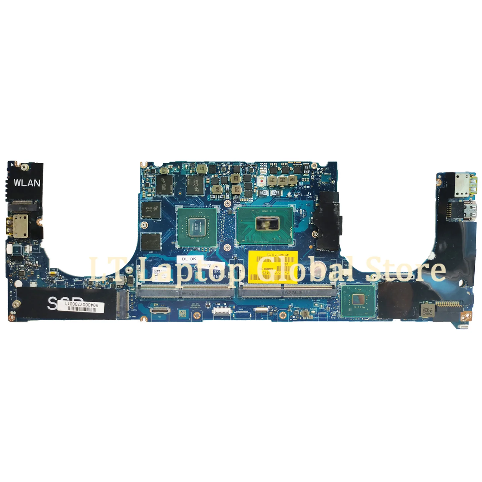 Imagem -02 - Placa-mãe para Laptop La-g341p para Dell Precision 5530 9570 E2176m i5 i7 8th Gen Cpu 1050 1050ti P1000 P2000 4g Vdjmx Mainboard