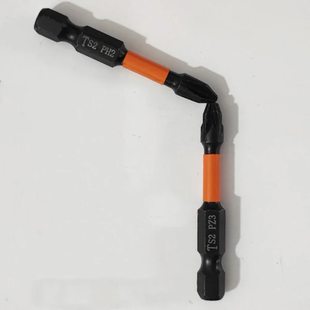 1PCS 50mm Screwdriver Bit  Magnetic Batch Head Electric Screwdriver Hex Shank Home Hand Drill Power Tools Replacement Parts